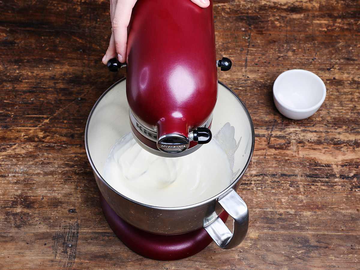 Making Whipped Cream in Stand Mixer