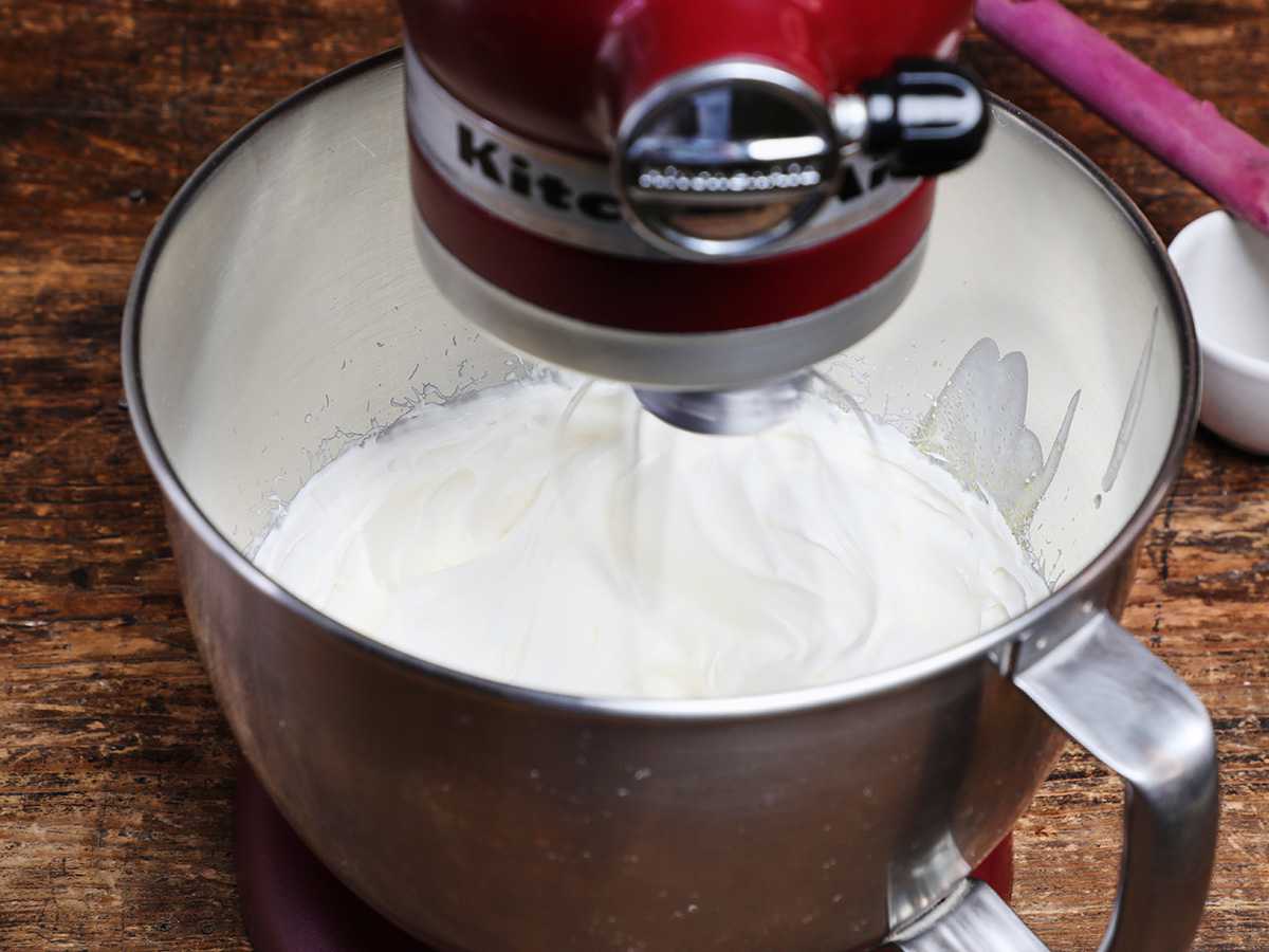 Whipping Cream in Mixer