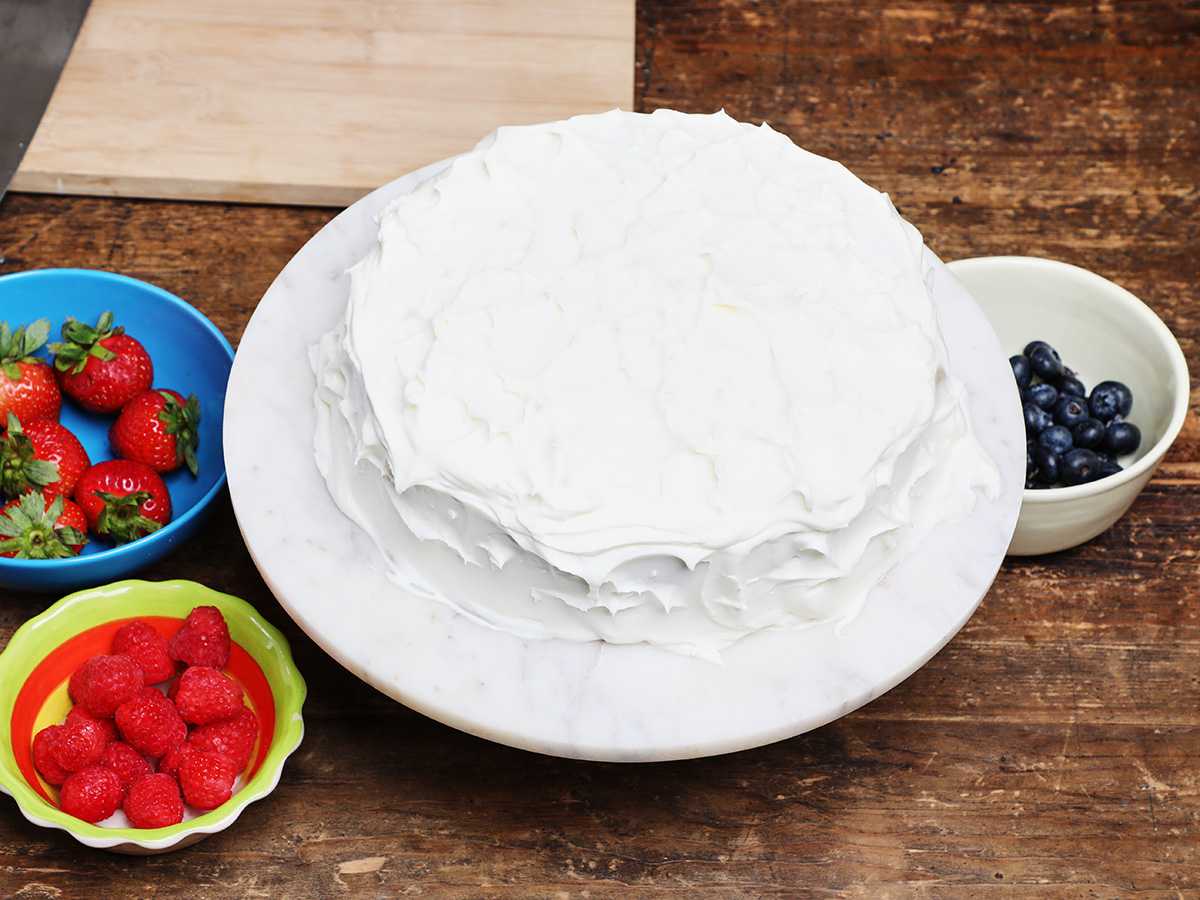 Tres Leches Cake with Berry Garnish