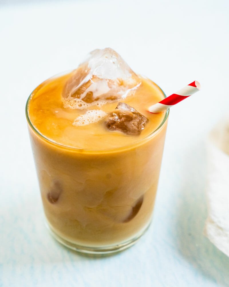 Iced tea latte