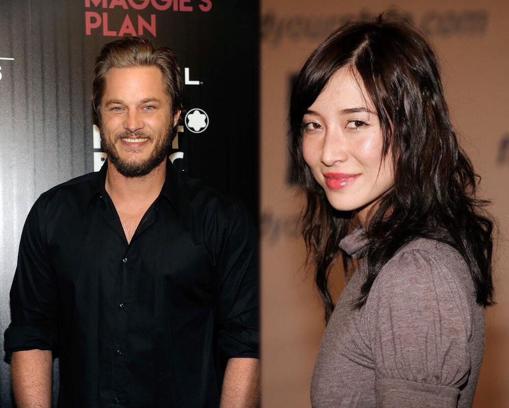 Travis Fimmel and his girlfriend Mei Melancon