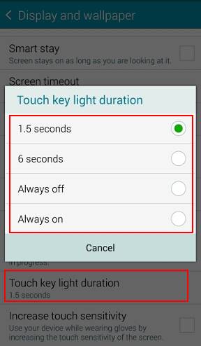 turn_off_on_touch_key_light_on_Galaxy_Note_4_touch_key_light_duration