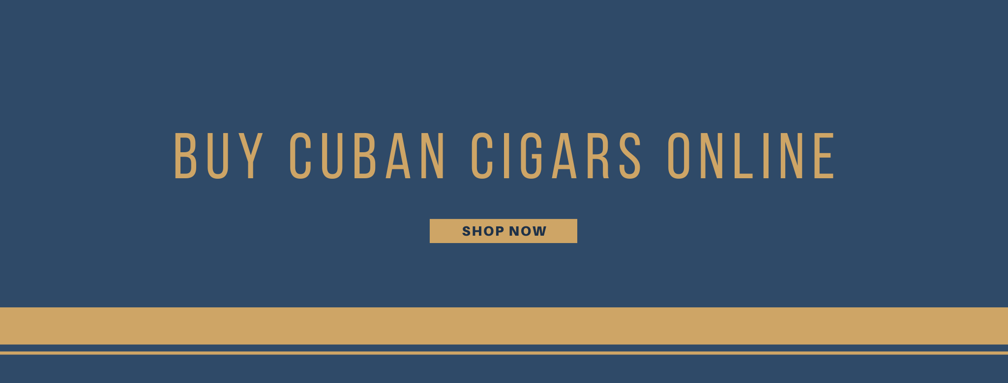 Buy Cuban cigars online banner