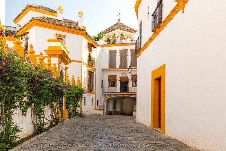 Barrio Santa Cruz, great for sightseeing in Seville
