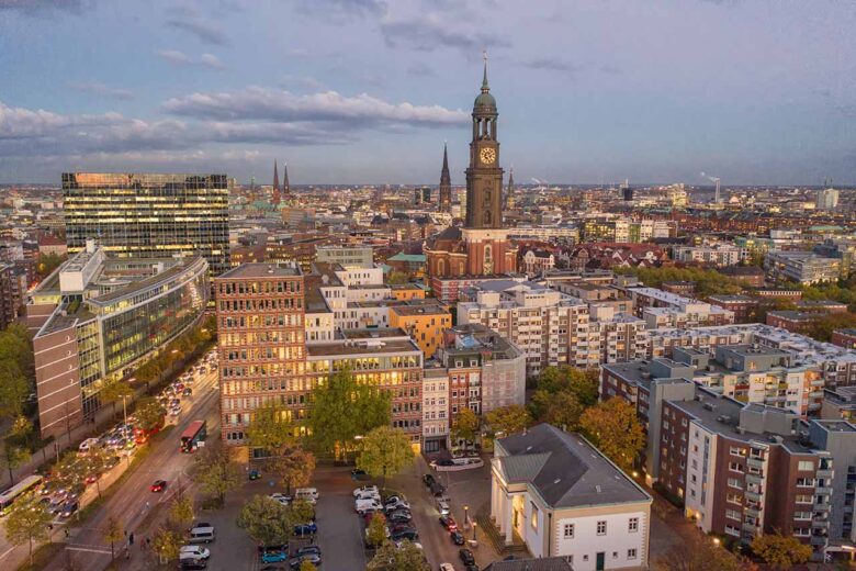Neustadt, central upmarket area to stay in Hamburg
