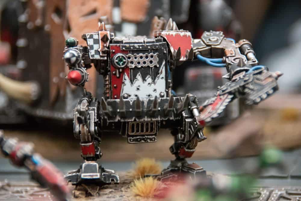 Warhammer miniatures exhibition close up