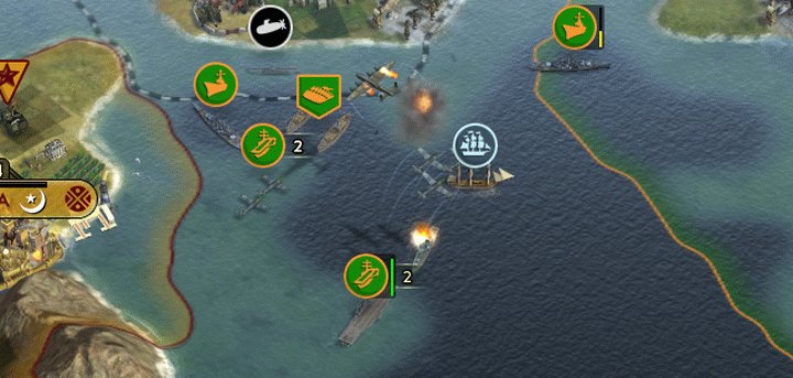 Aircraft Carriers and Aircraft Change the Nature of War in Civ