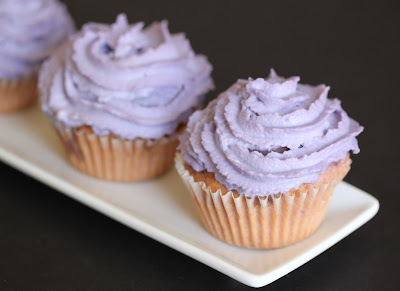Close-up photo of two cupcakes
