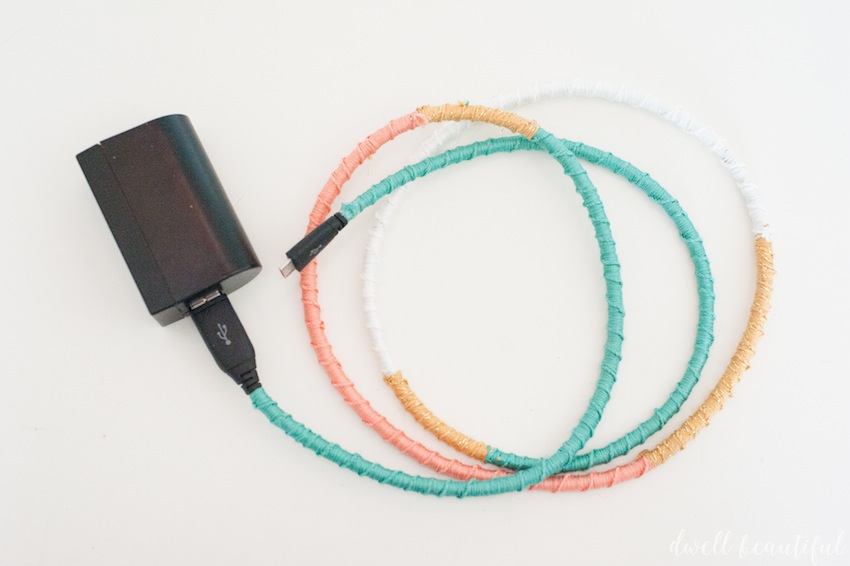 Do-it-yourself charging cord