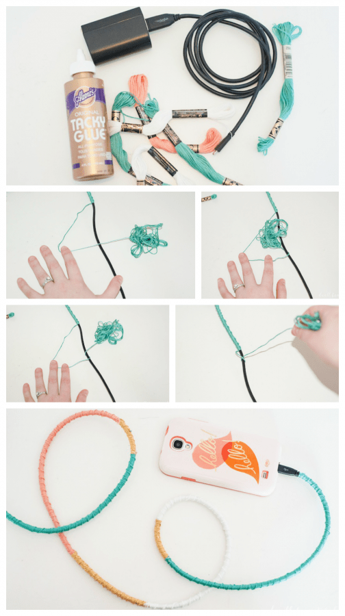 Do-it-yourself charging cord