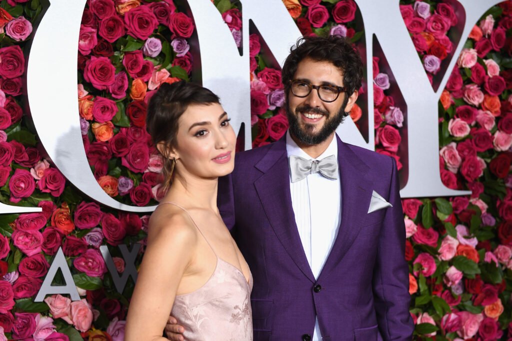 NEW YORK, NY - JUNE 10: (LR) Schuyler Helford and Josh Groban attend the 72nd Annual Tony Awards on June 10, 2018 in New York City.