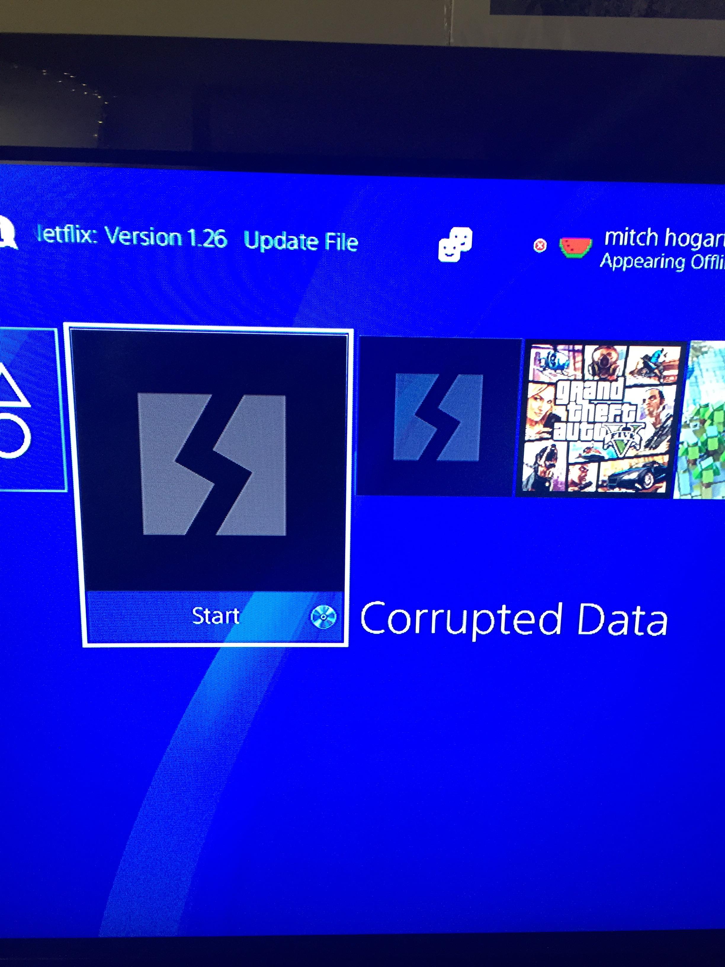 interrupted installation of PS4 system software may get it corrupted and thus cause PS4 to become slow