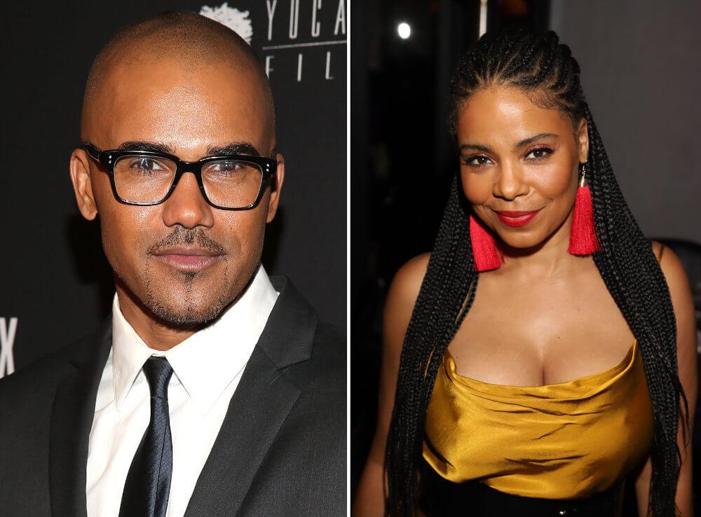 Shemar Moore and ex-girlfriend Sanaa Lathan