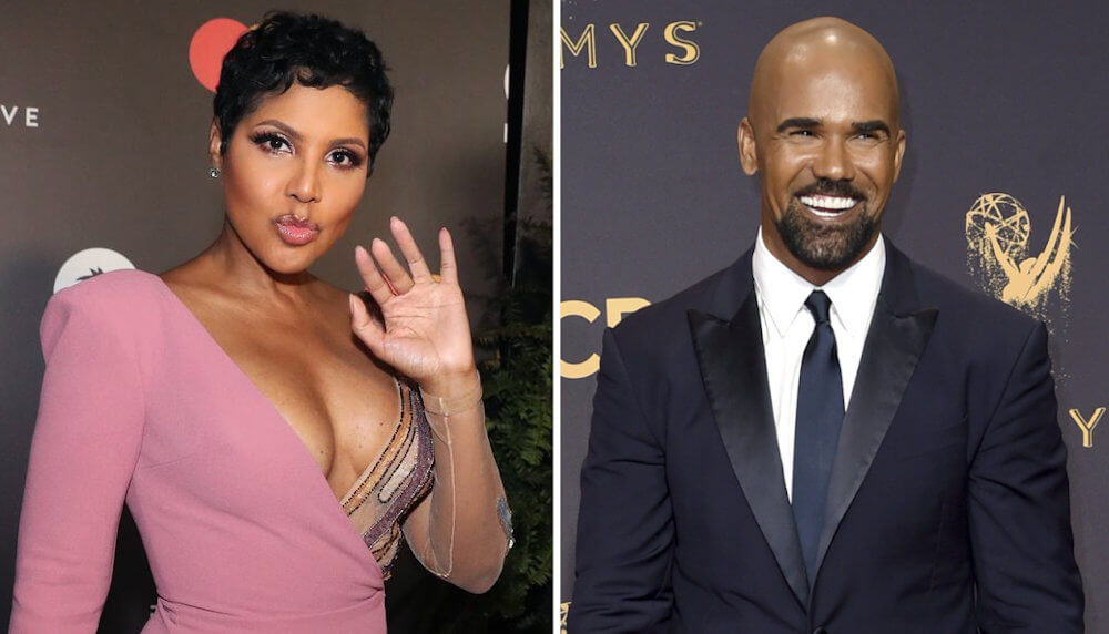 Shemar Moore and her ex Toni Braxton
