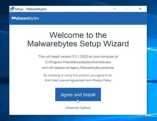 Malwarebytes Installer Setup