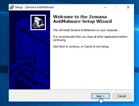 Install Zemana AntiMalware