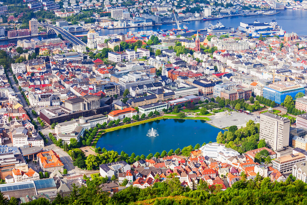 Old Town of Bergen in Norway