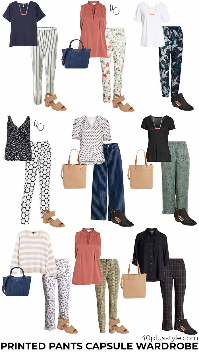 printed pants capsule wardrobe | topqa.info