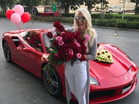 Blondie's husband, Nik Hirschi, gifted a Ferrari 488 Spider for Valentine's Day.