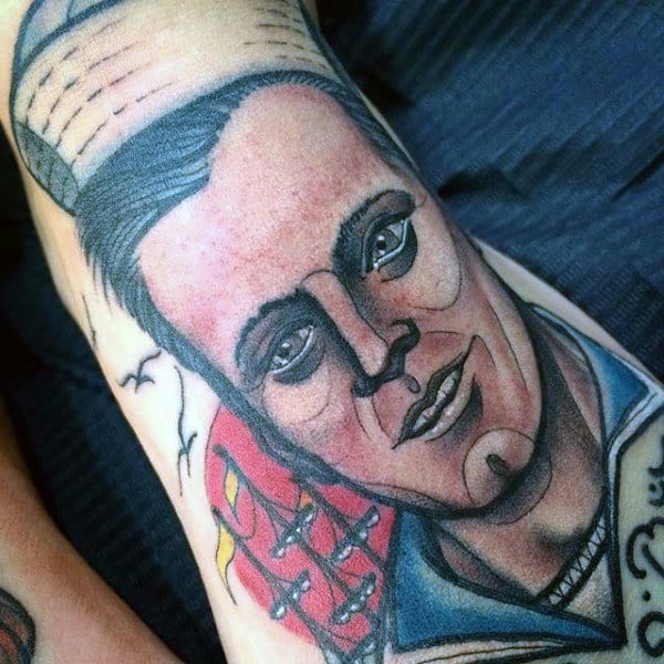 Guys Forearms Dads Portrait Tattoo