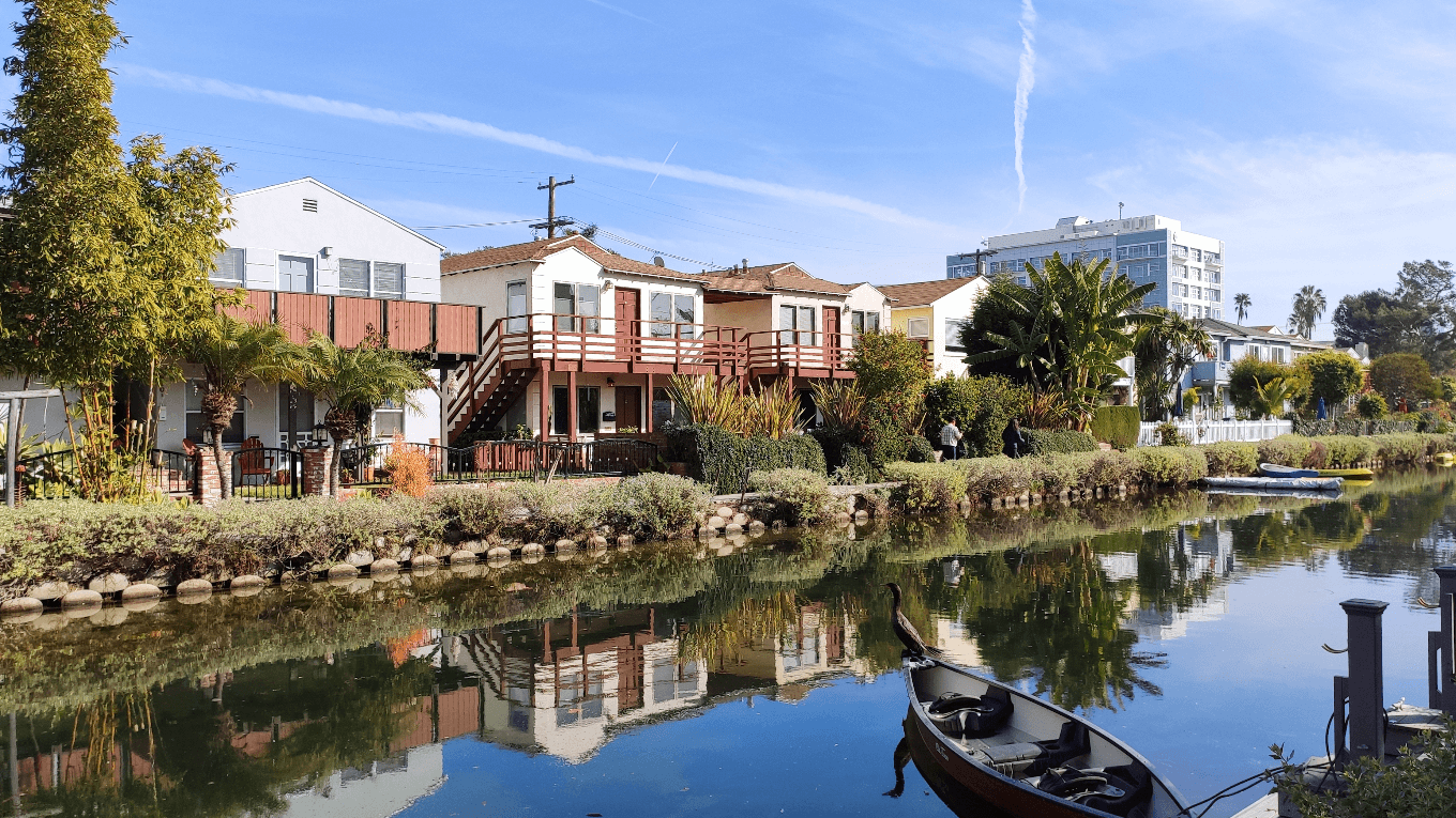 Paddle board california - venice canal historic district