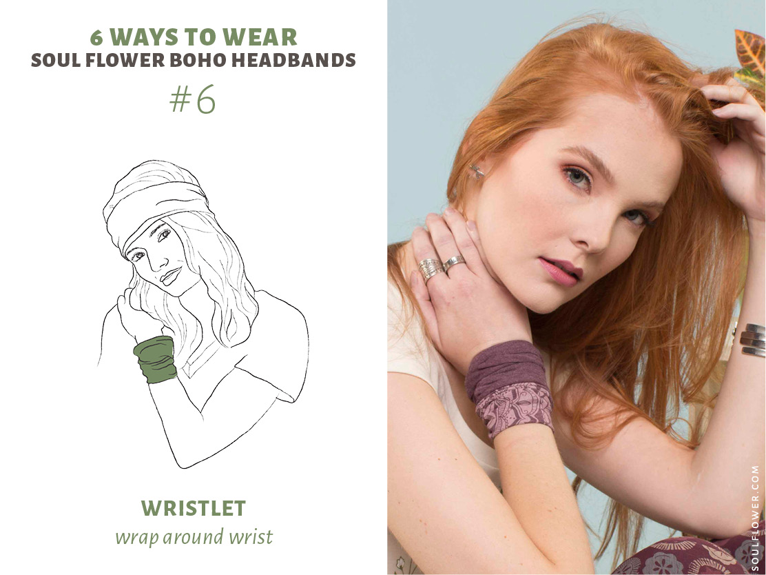 how to wear a thick headband 6 - How to wear a thick headband - boho
