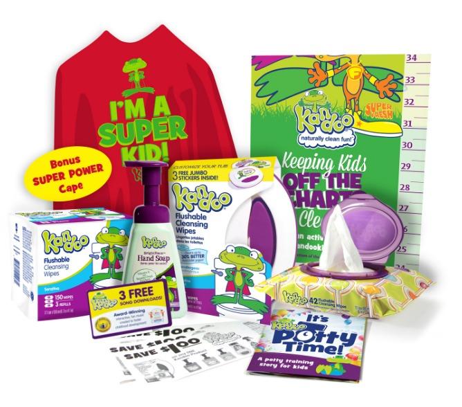 From the Kandoo Wipes to the potty training chart, the Kandoo BrightFoam Handsoap - and even the potty training superhero cape - the Potty Time Pack has everything you need for successful potty training.