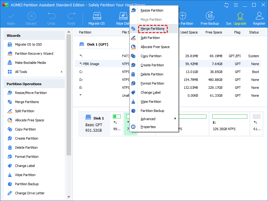 Merge PBR . Partition