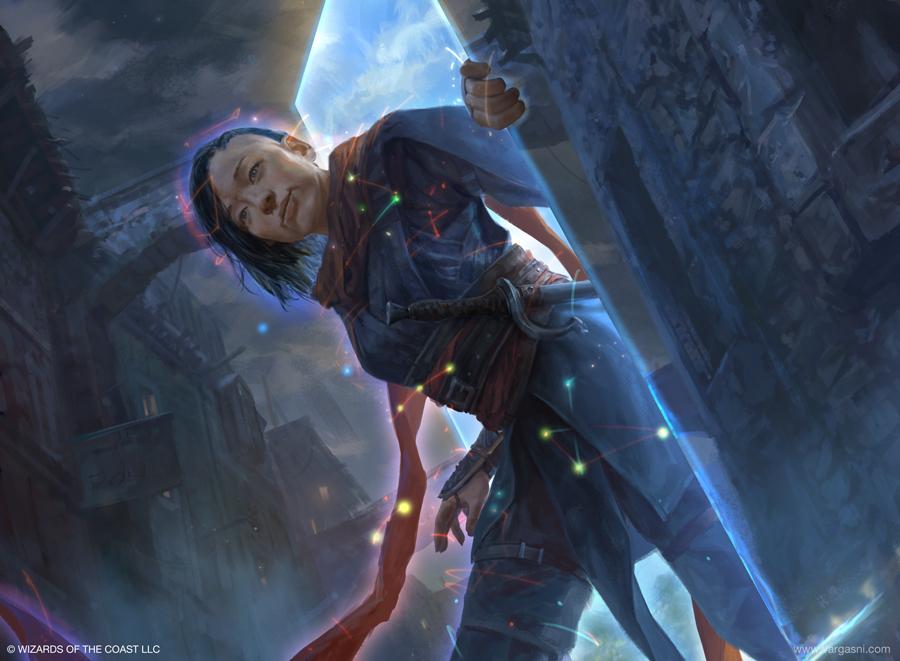 Tetsuko Umezawa, The Fugitive - Dominaria MtG Art