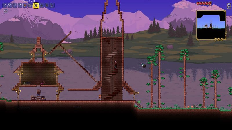 How to make stairs in terraria Step 14