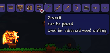 How to make a chainsaw in Terraria