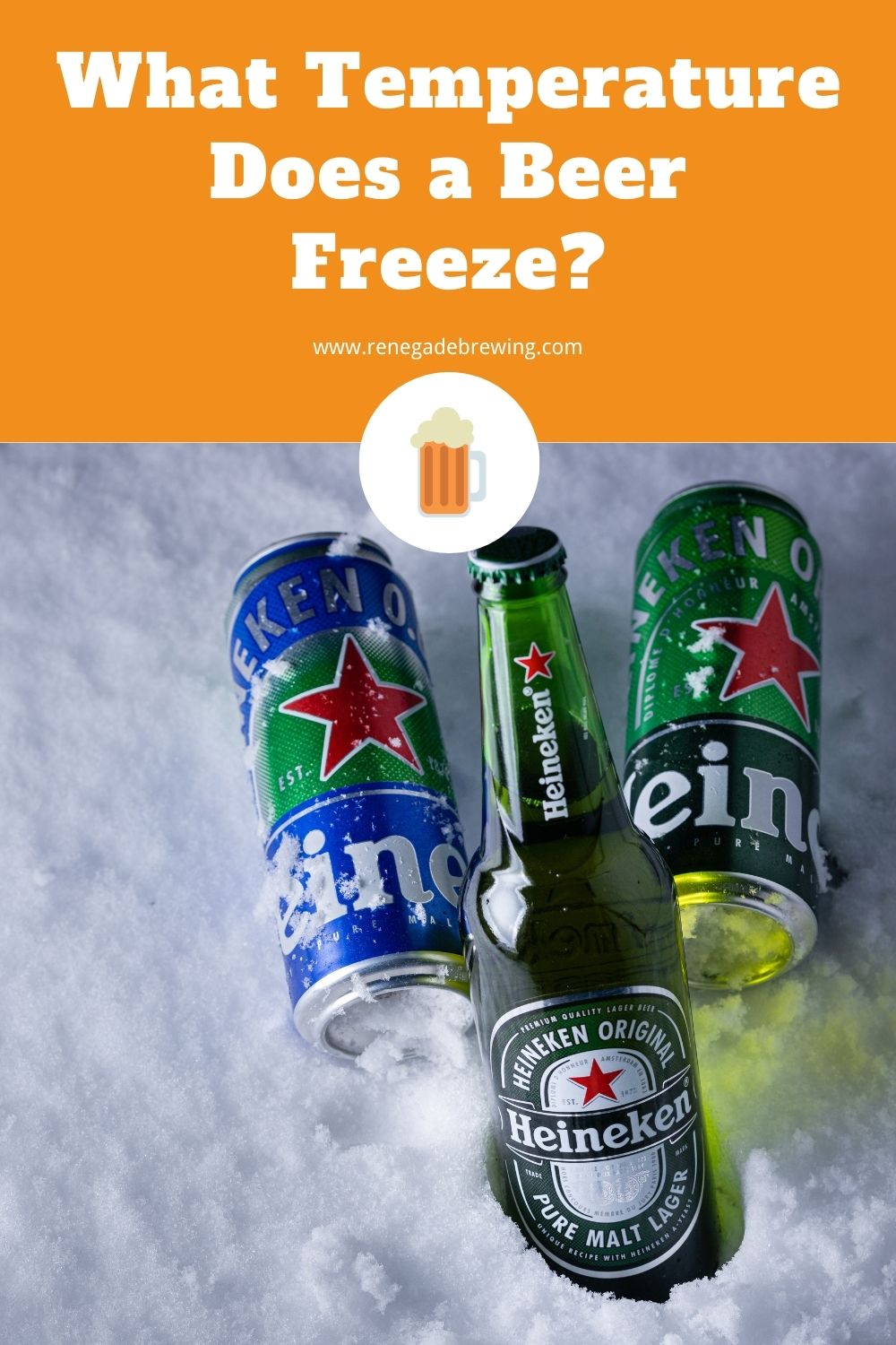 What temperature makes beer freeze 1