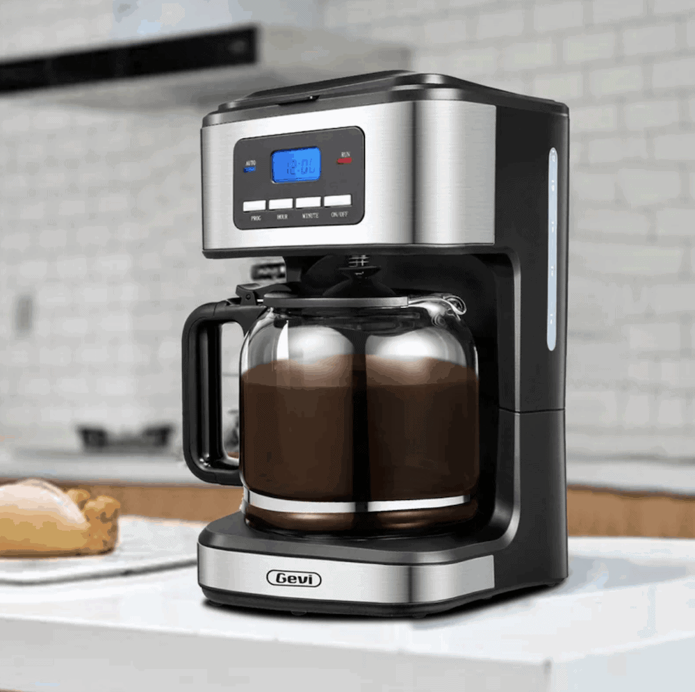 Gevi . 12-cup programmable coffee machine
