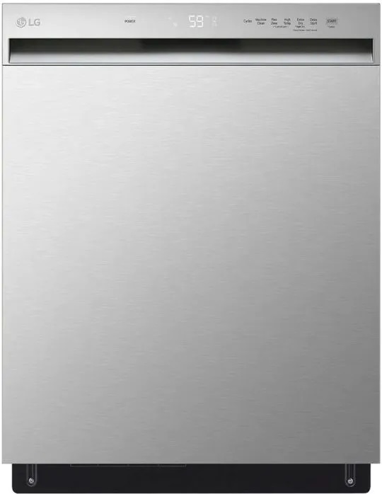 Front view of LG LDFN3432T dishwasher