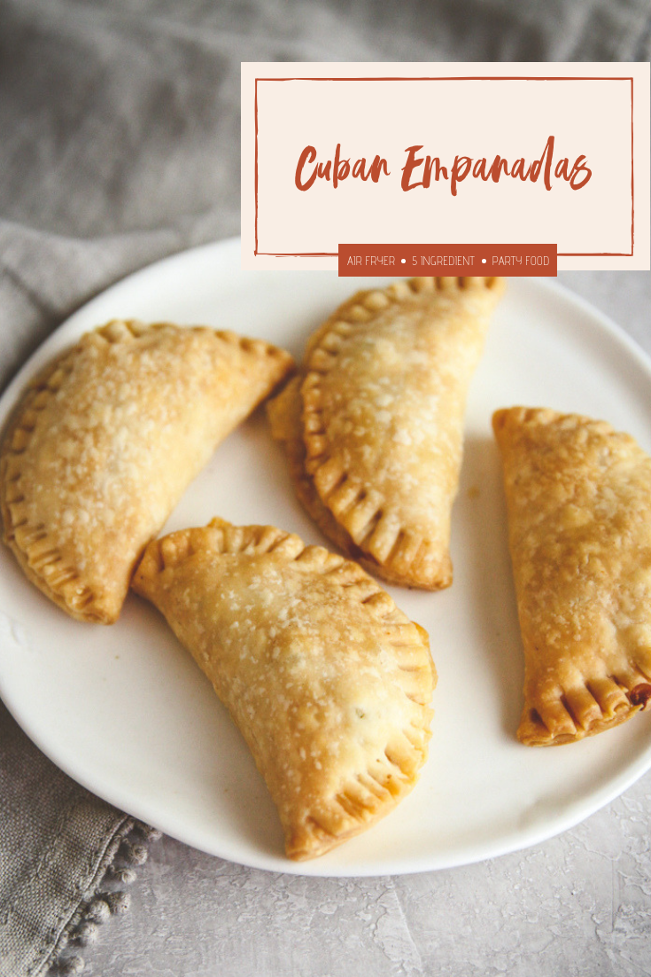 The most delicious and easy cuban empanadas made with crust