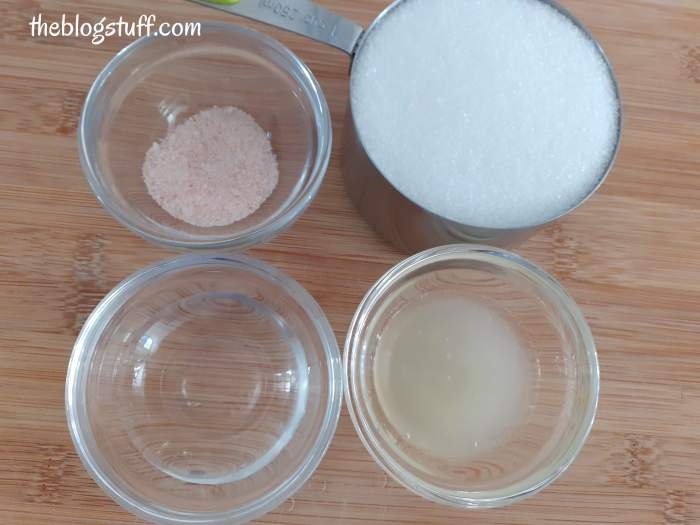 diy sugar wax ingredients