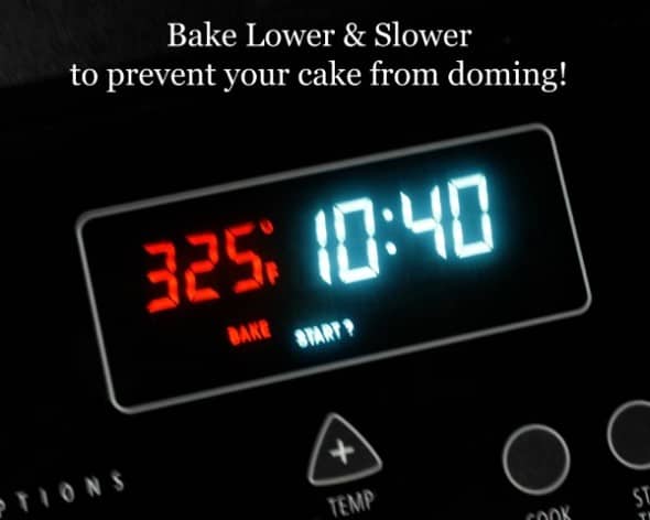 Bake lower & slower to prevent burning