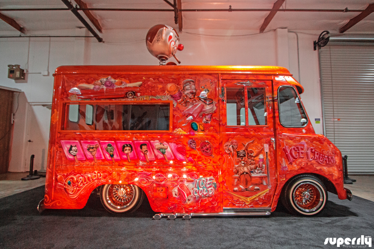 original la: lowrider cartoon ice cream truck boss