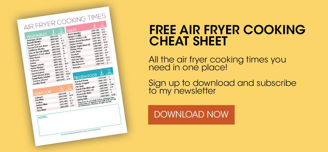 air freyr cheat sheet coking