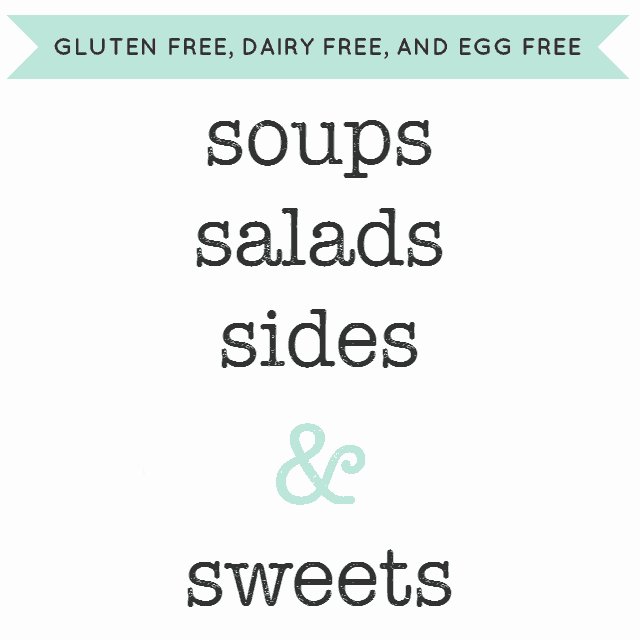 graphic for a 31-day series of gluten-free dairy recipes for soups and salads
