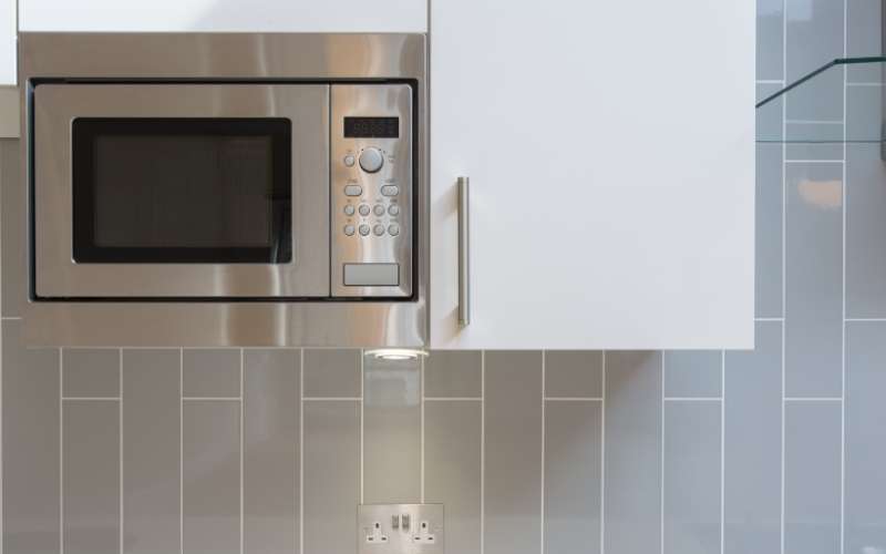 where to put the small kitchen microwave 2