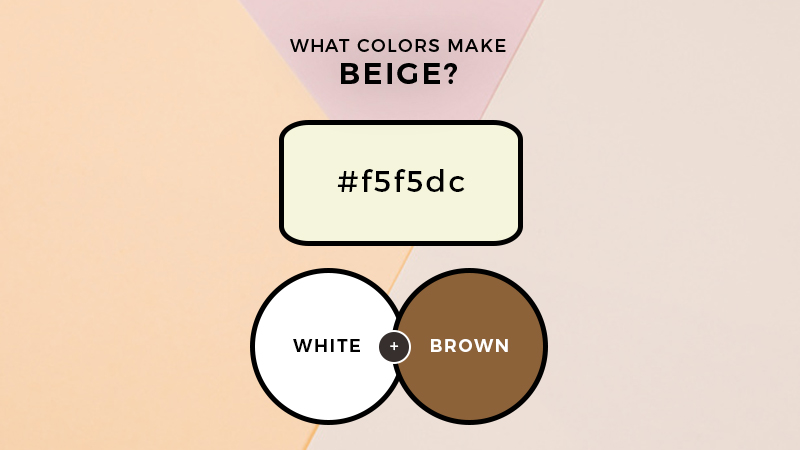 What color makes beige?