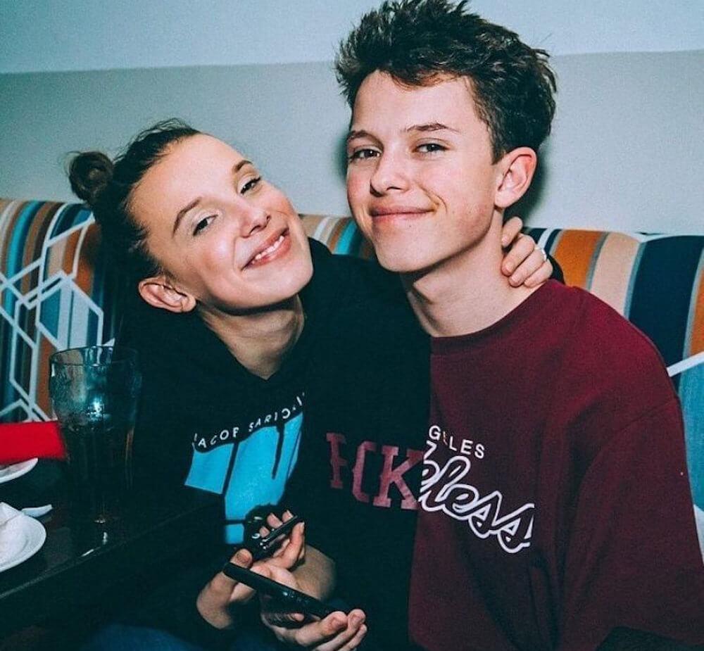 Jacob Sartorius and girlfriend Millie Bobby Brown