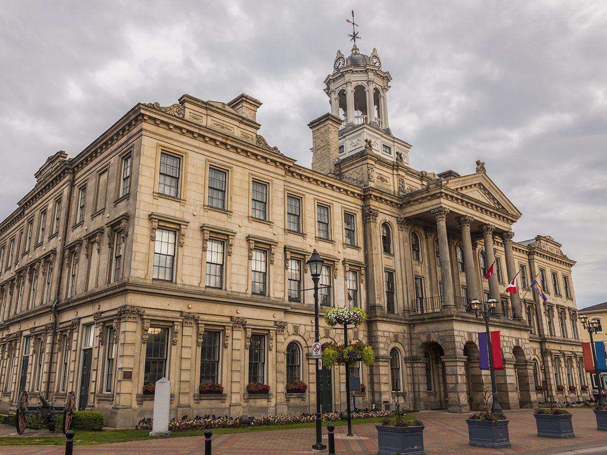 Filming location of Murdoch Mysteries - Victoria Hall in Cobourg, Ontario