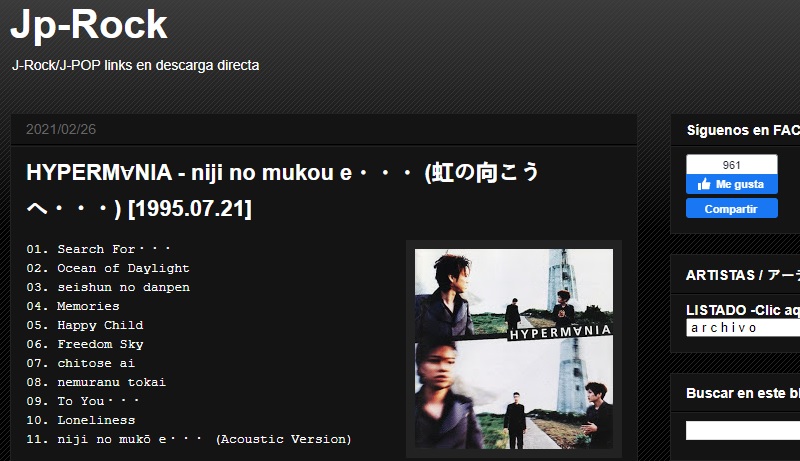 jprock download japanese music