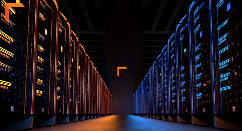 Image of a commercial render farm