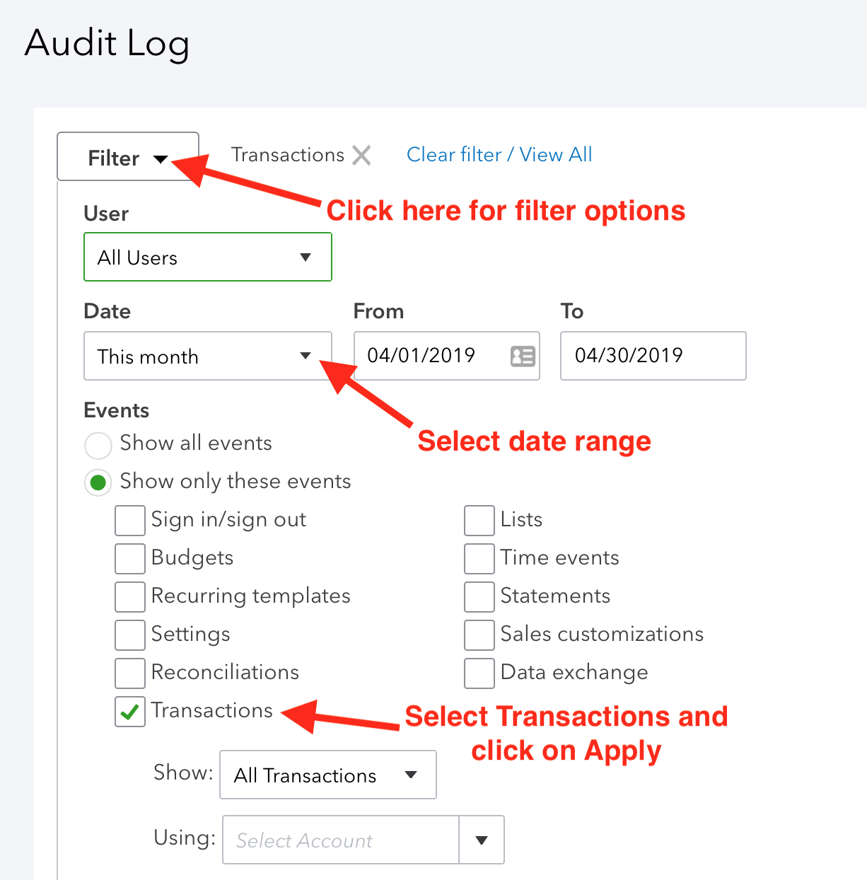 Export to Excel Report