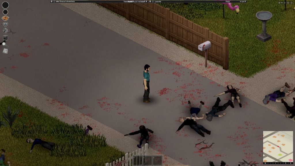 Project Zomboid - Clean the blood on the floor