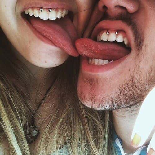 What are tongue piercings used for?