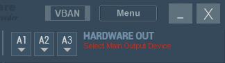 Select main output device